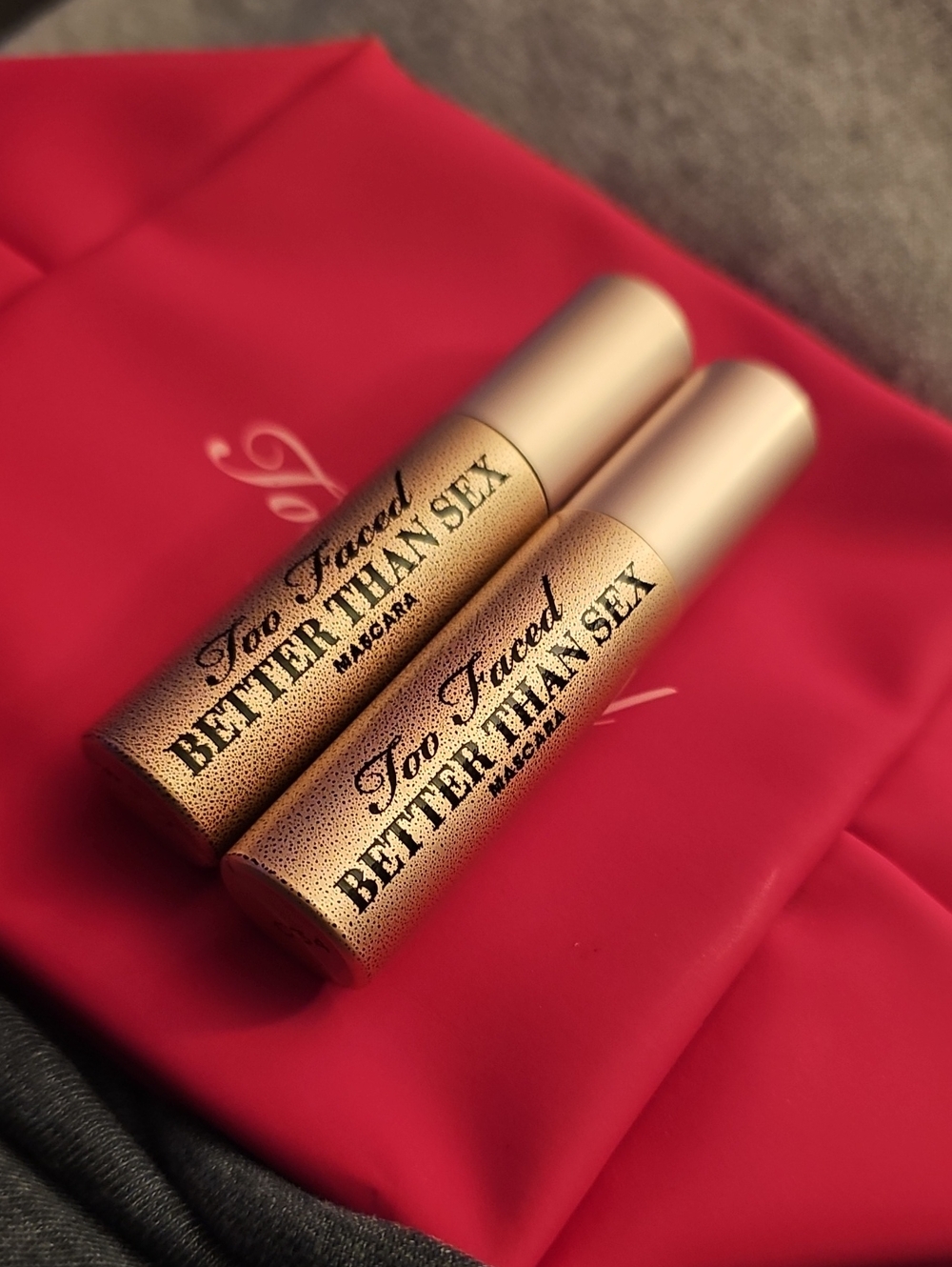 Too Faced Better Than Sex Mascara - Gold Tubes, Black Formula
